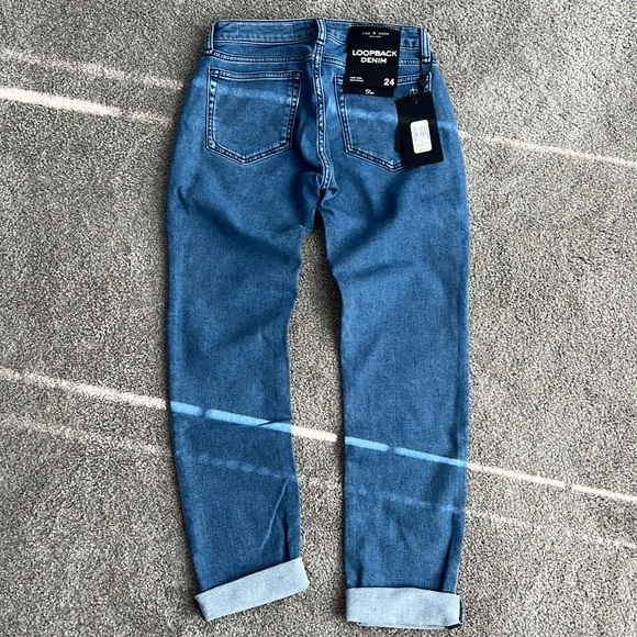 Rag & Bone Dre Loopback Denim Jeans - NWT - Size 24 - Never Worn! - Picture 5 of 9